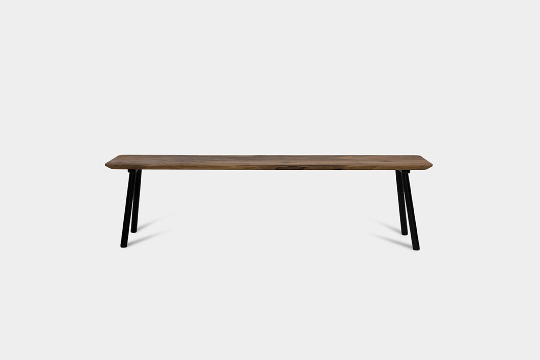 MARTA BANC | Noyer | 160 x 35 x 3 cm | Vente en stock N46 + N47